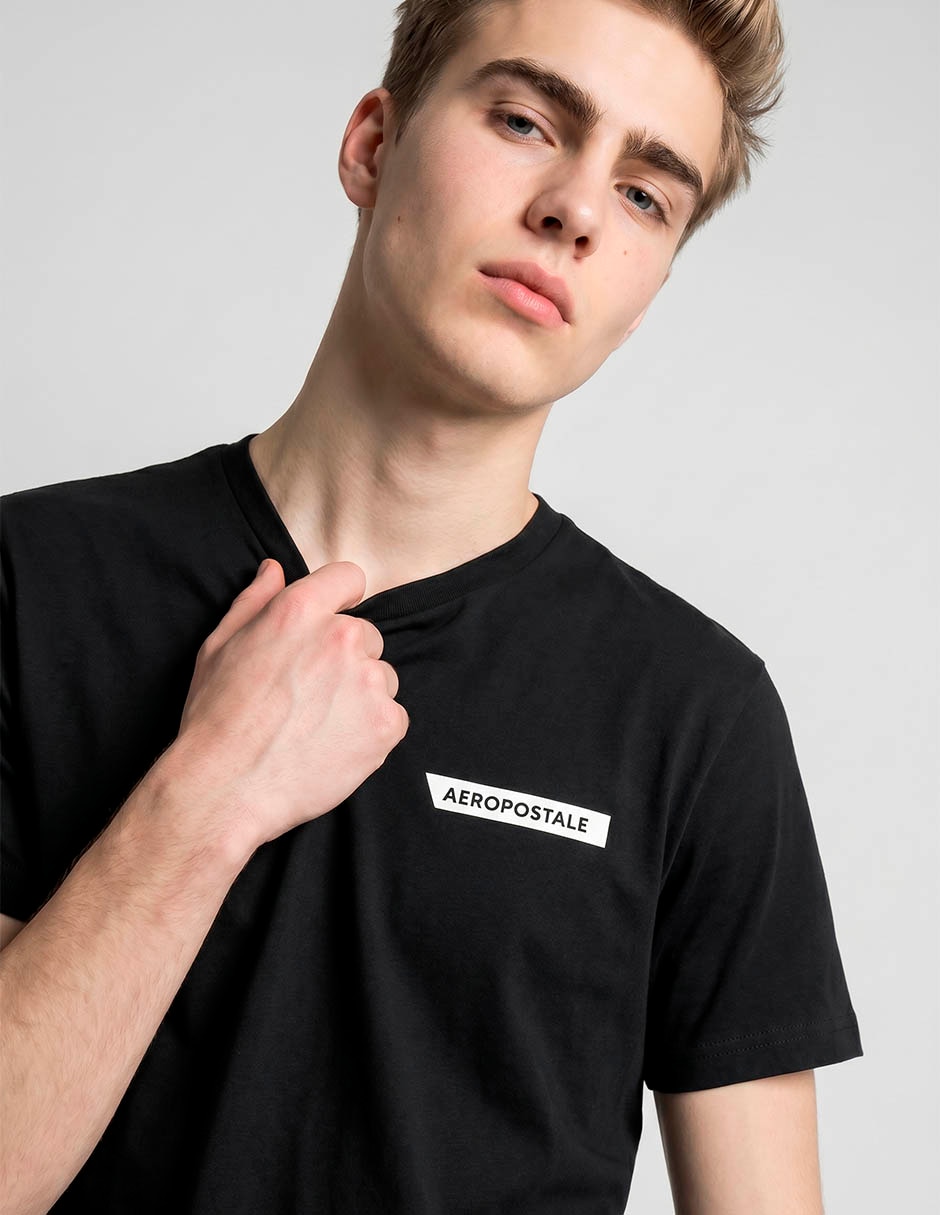 Playera aéropostale cuello redondo para hombre 3