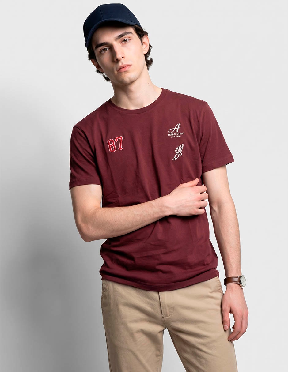 Playera cuello redondo para hombre 1
