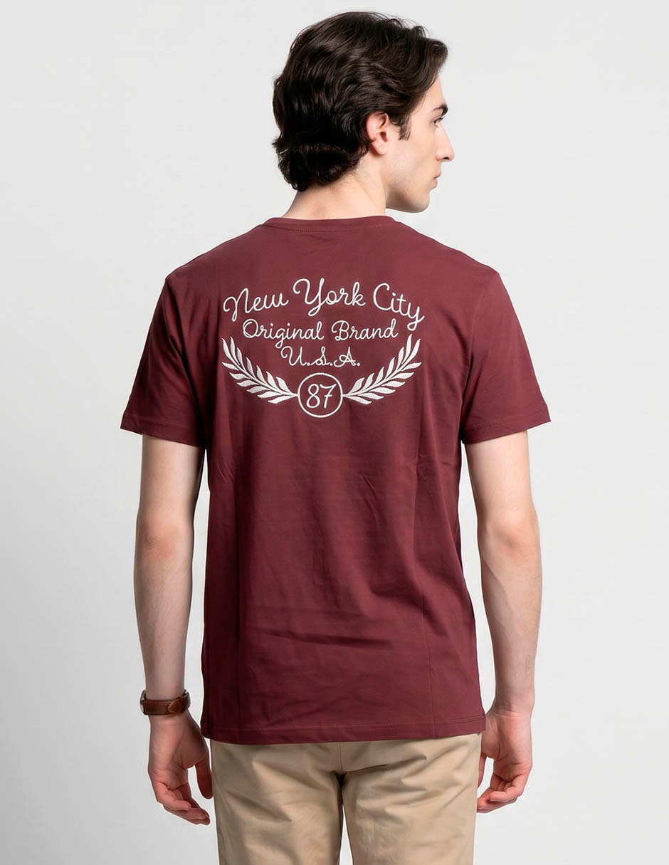 Playera cuello redondo para hombre 2