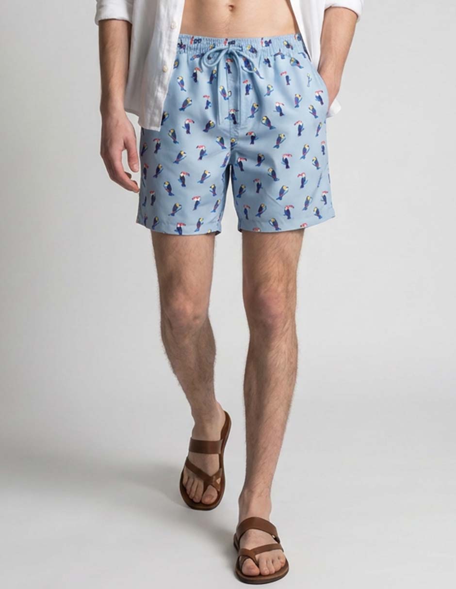 Traje de baño con bolsillos para hombre