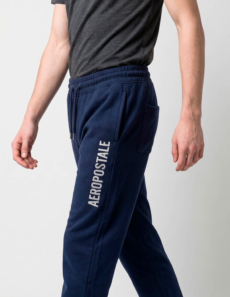 Pants regular con jareta para hombre 2