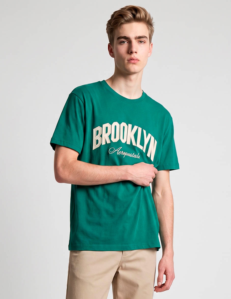 Playera cuello redondo para hombre 1