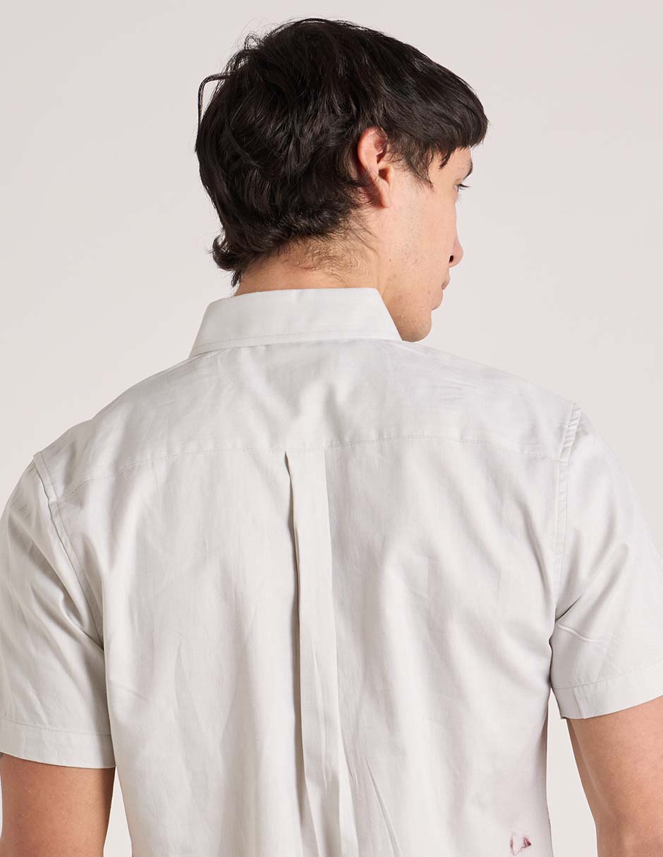 Camisa casual manga corta para hombre