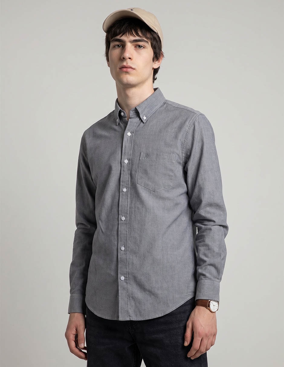 Camisa casual aéropostale de algodón manga larga para hombre Camisa casual aéropostale de algodón manga larga para hombre