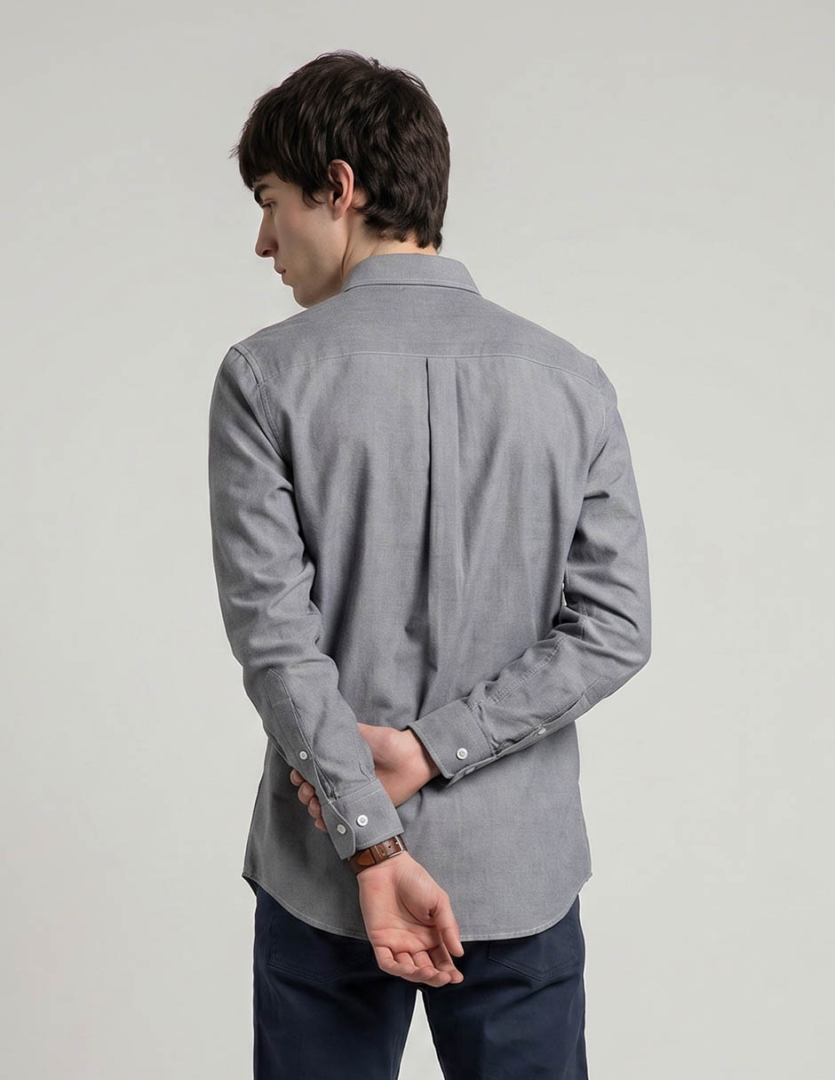 Camisa casual aéropostale de algodón manga larga para hombre