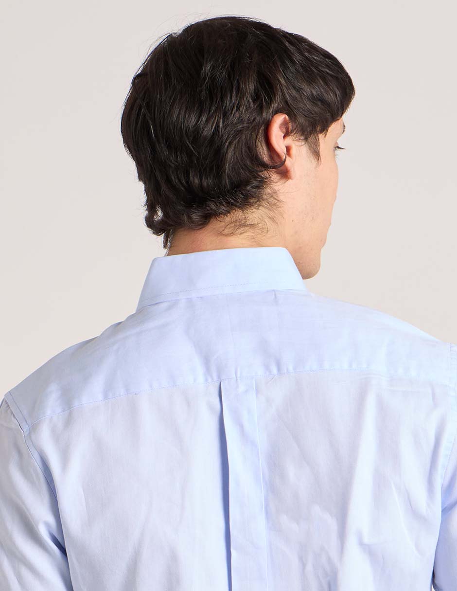 Camisa casual de algodón manga corta para hombre 4