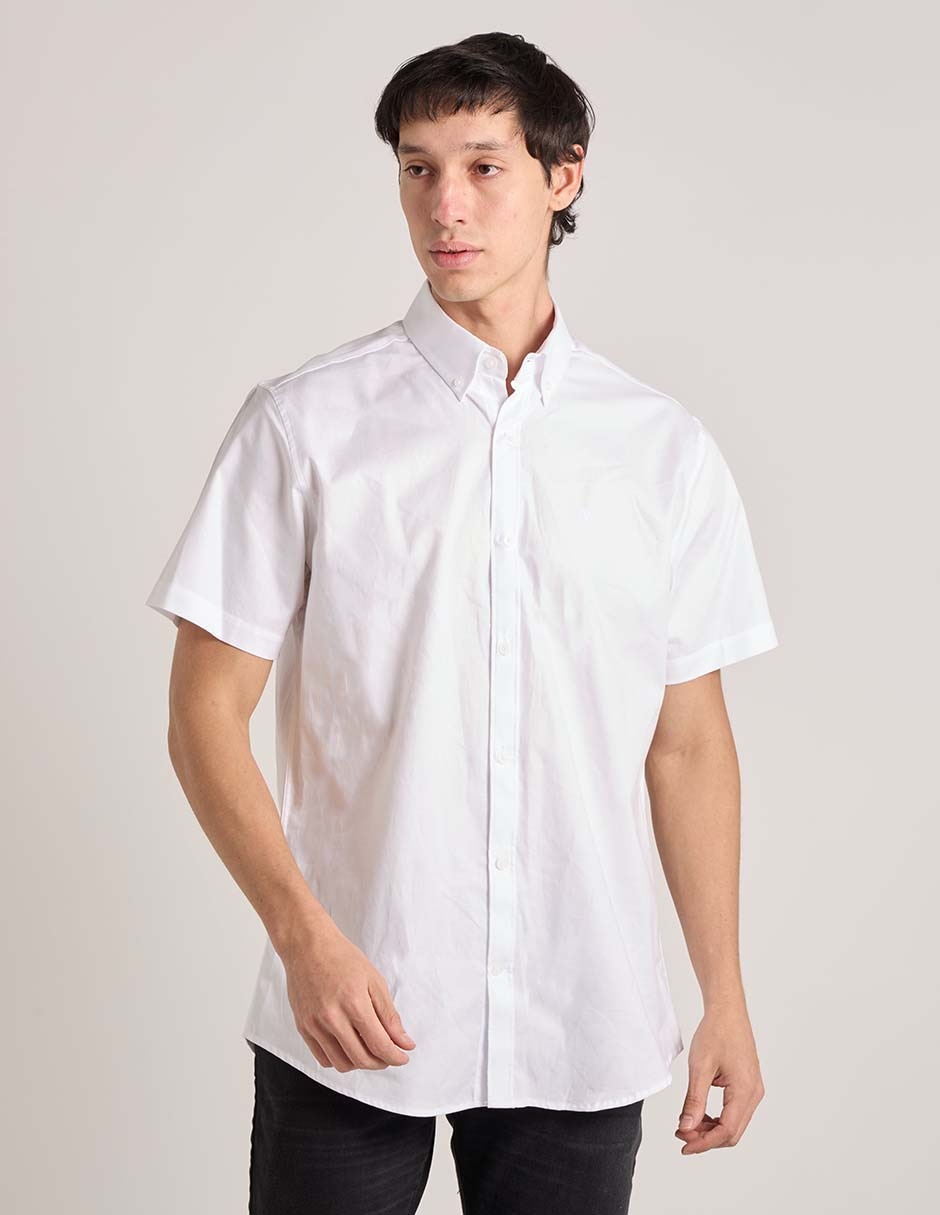 Camisa casual aéropostale de algodón manga corta para hombre