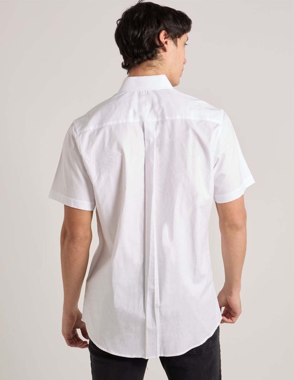 Camisa casual Aéropostale de algodón manga corta para hombre