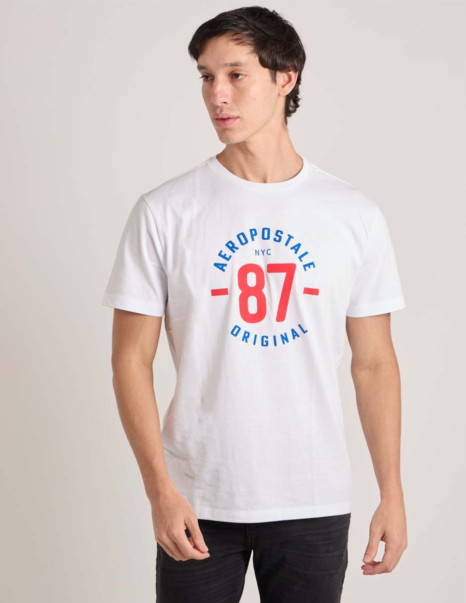 Playera cuello redondo para hombre 1