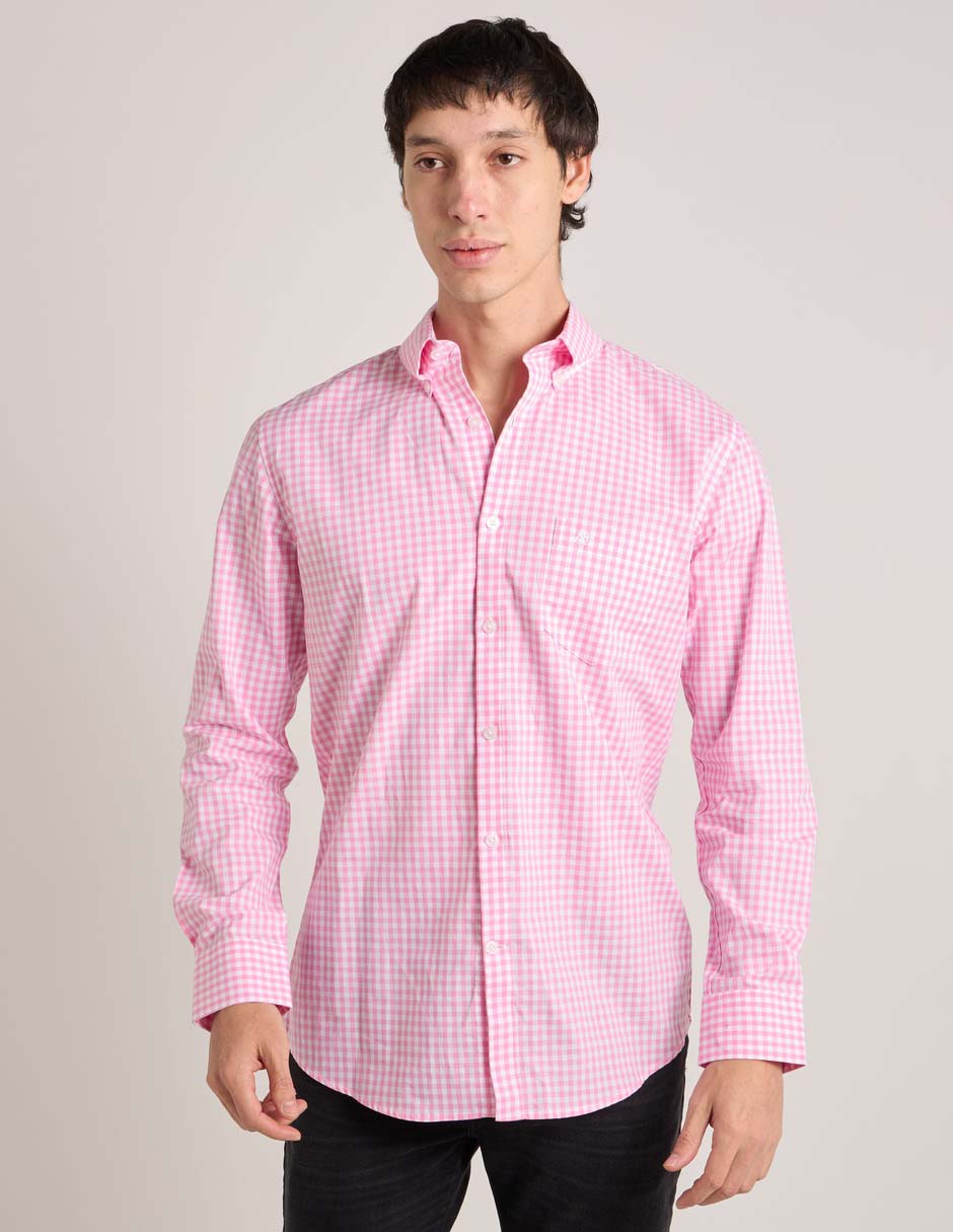 Camisa casual aéropostale manga larga para hombre