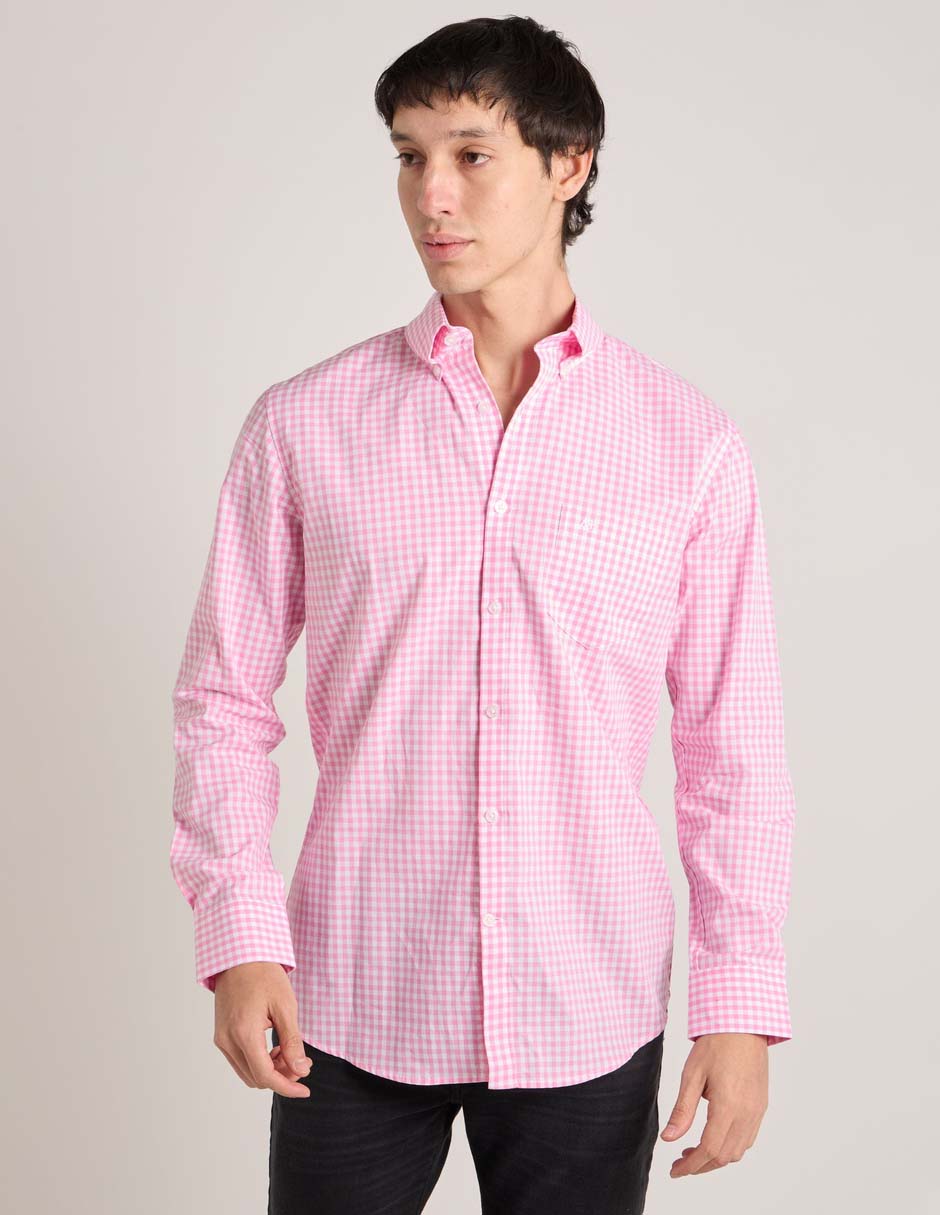 Camisa casual aéropostale manga larga para hombre