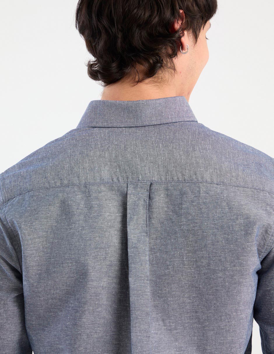 Camisa casual aéropostale de algodón manga larga para hombre