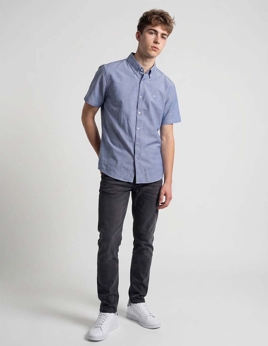 Camisa casual aŽropostale manga corta para hombre