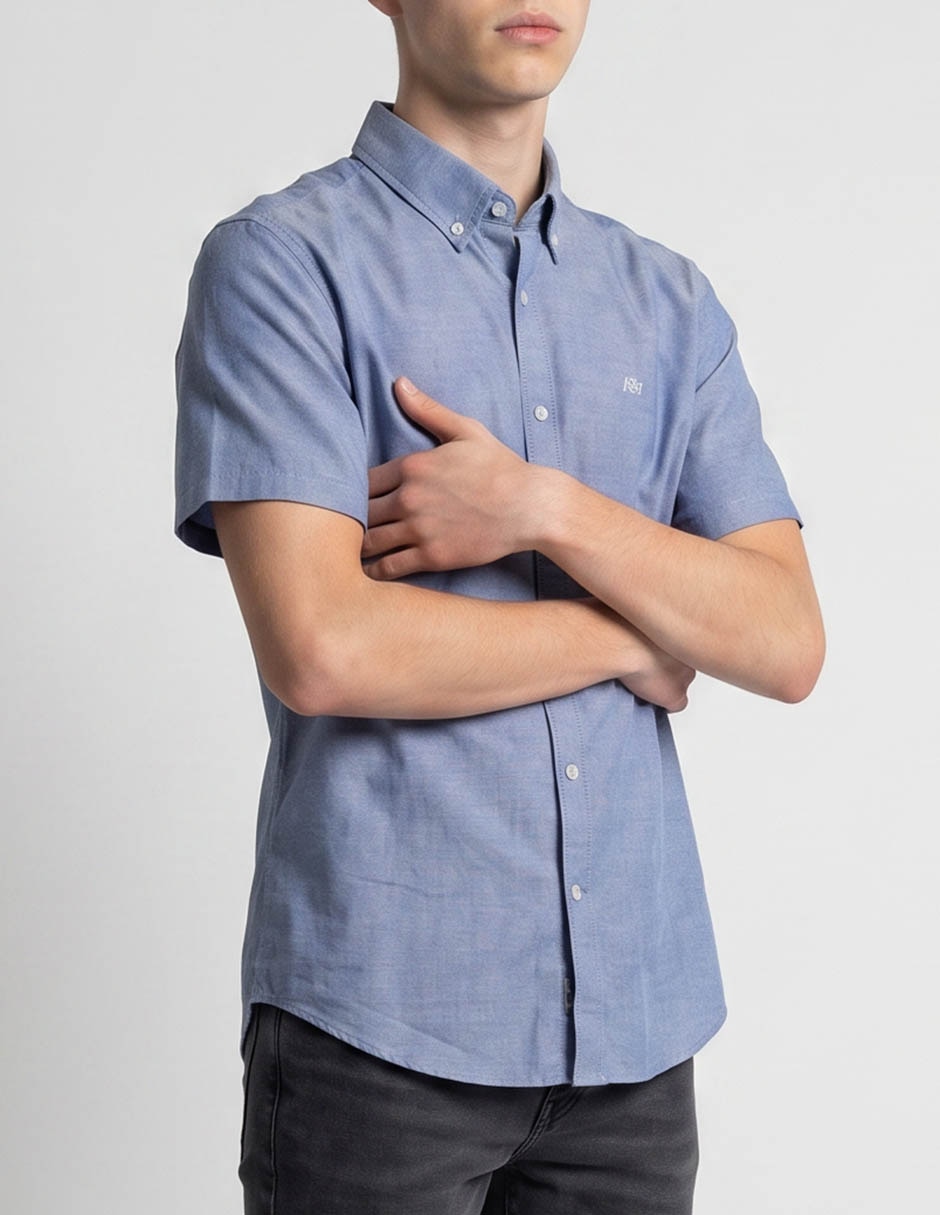 Camisa casual aŽropostale manga corta para hombre