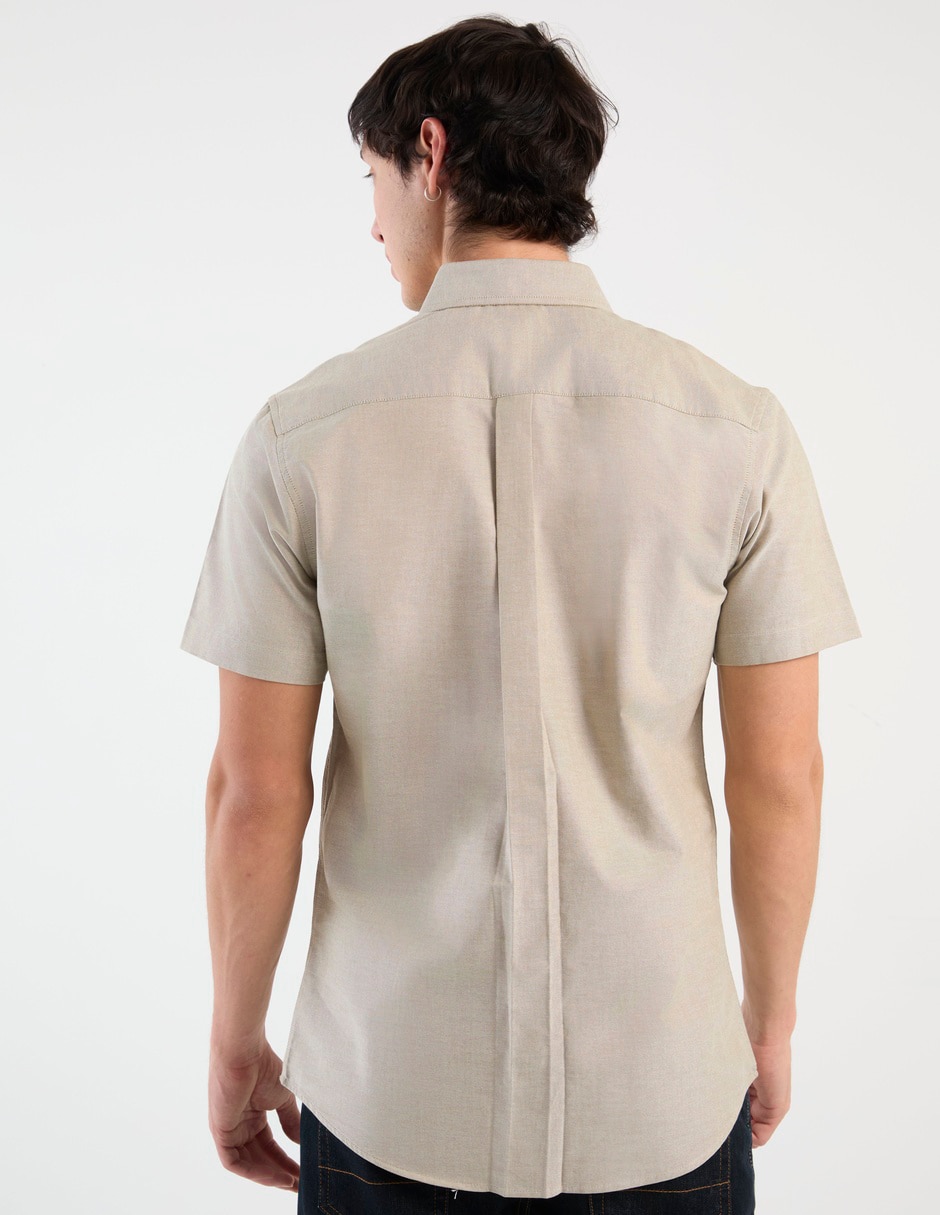 Camisa casual Aéropostale de algodón manga corta para hombre