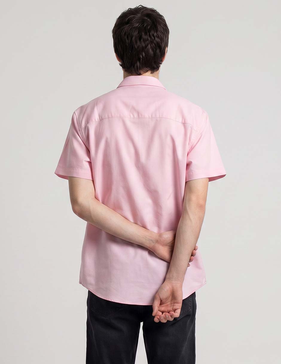Camisa casual de algodón manga corta para hombre 2