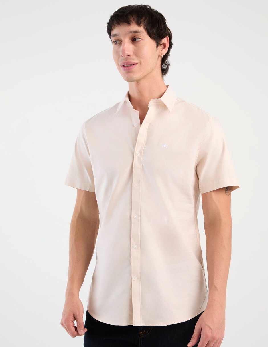 Camisa casual manga corta para hombre 5