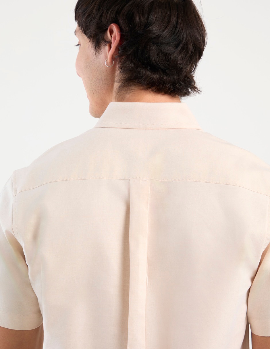 Camisa casual manga corta para hombre 6