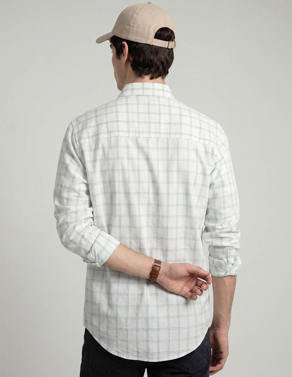 Camisa casual aéropostale de algodón manga larga para hombre