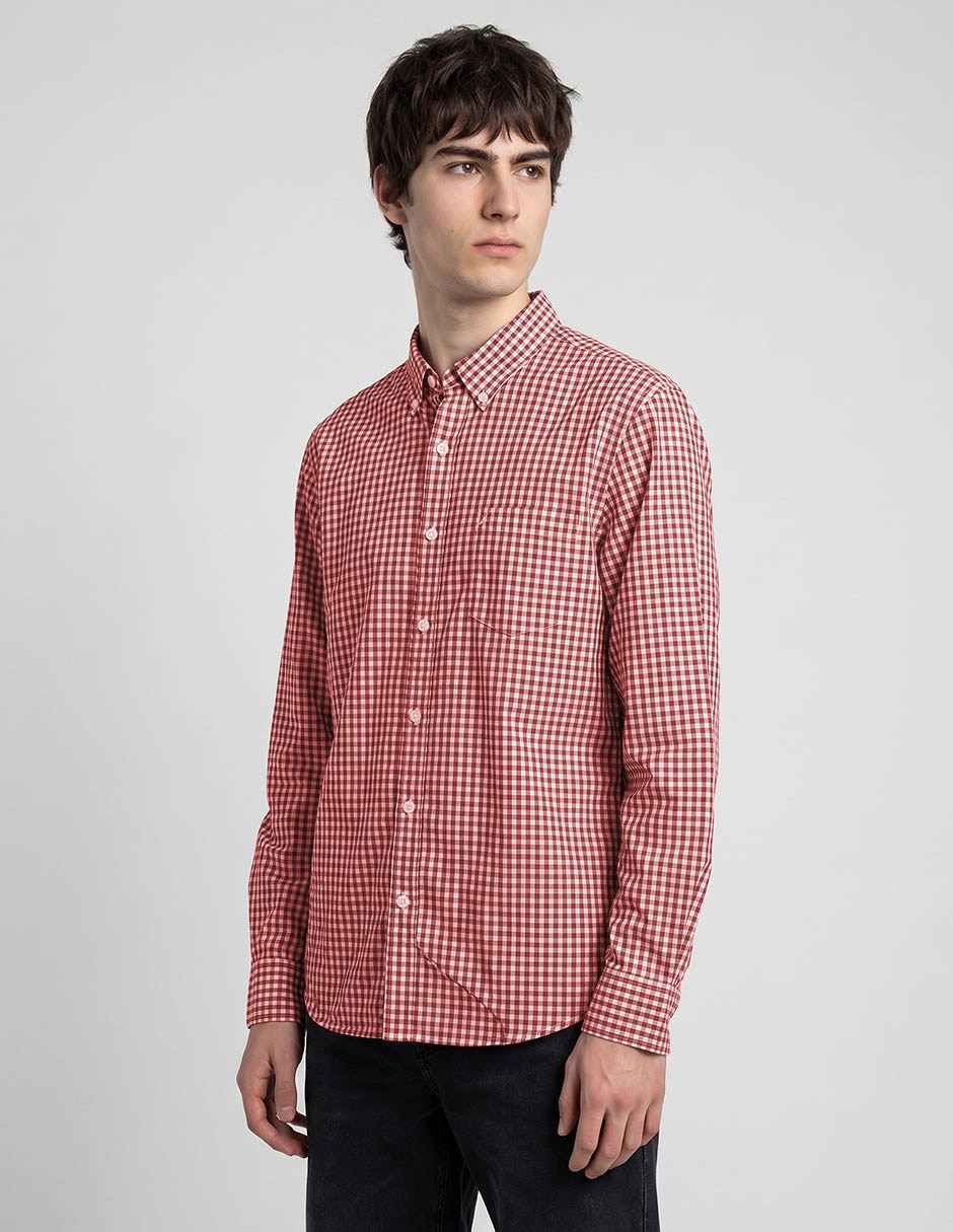 Camisa casual manga larga para hombre Camisa casual manga larga para hombre
