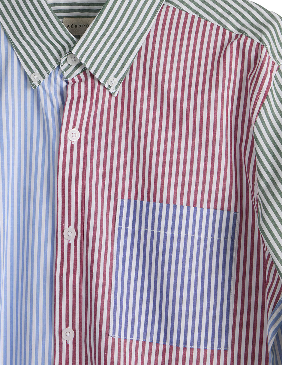 Camisa casual manga larga para hombre