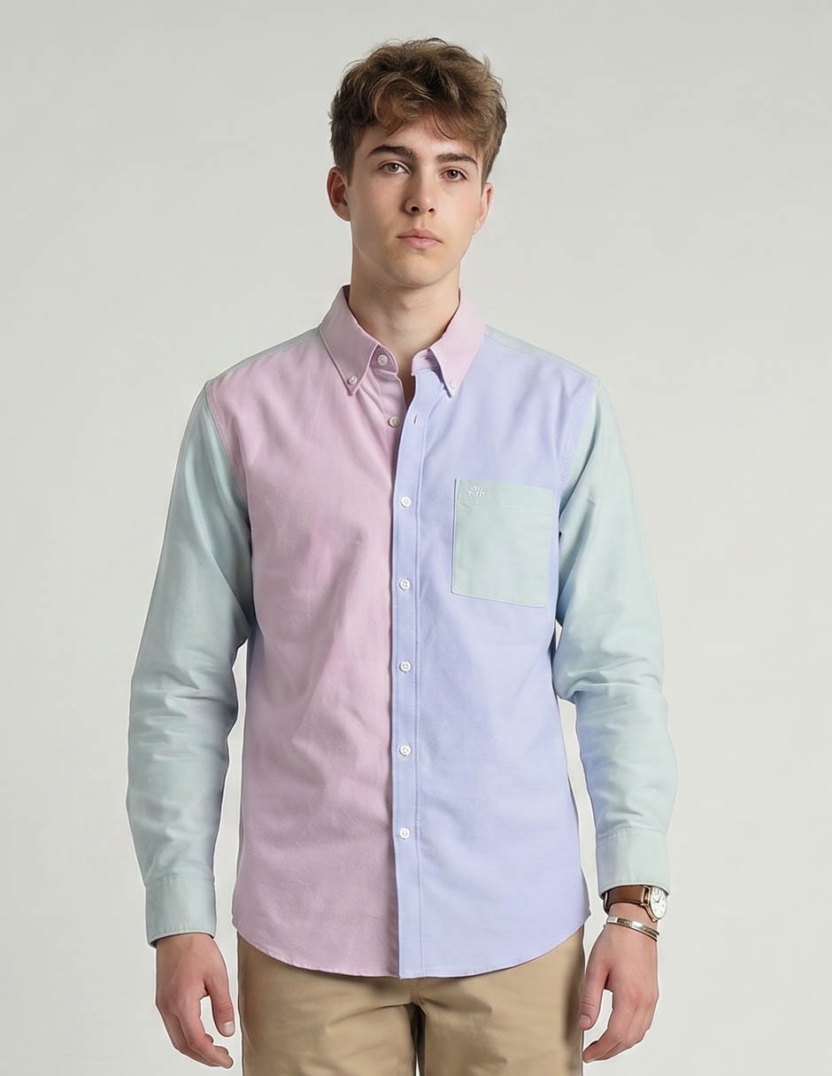 Camisa casual manga larga para hombre Camisa casual manga larga para hombre