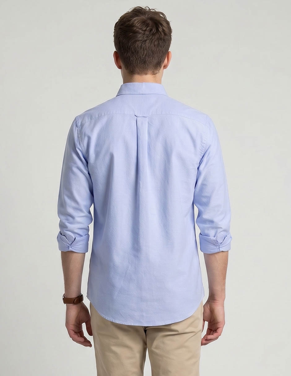 Camisa Casual Aéropostale De Algodón Manga Larga Para Hombre