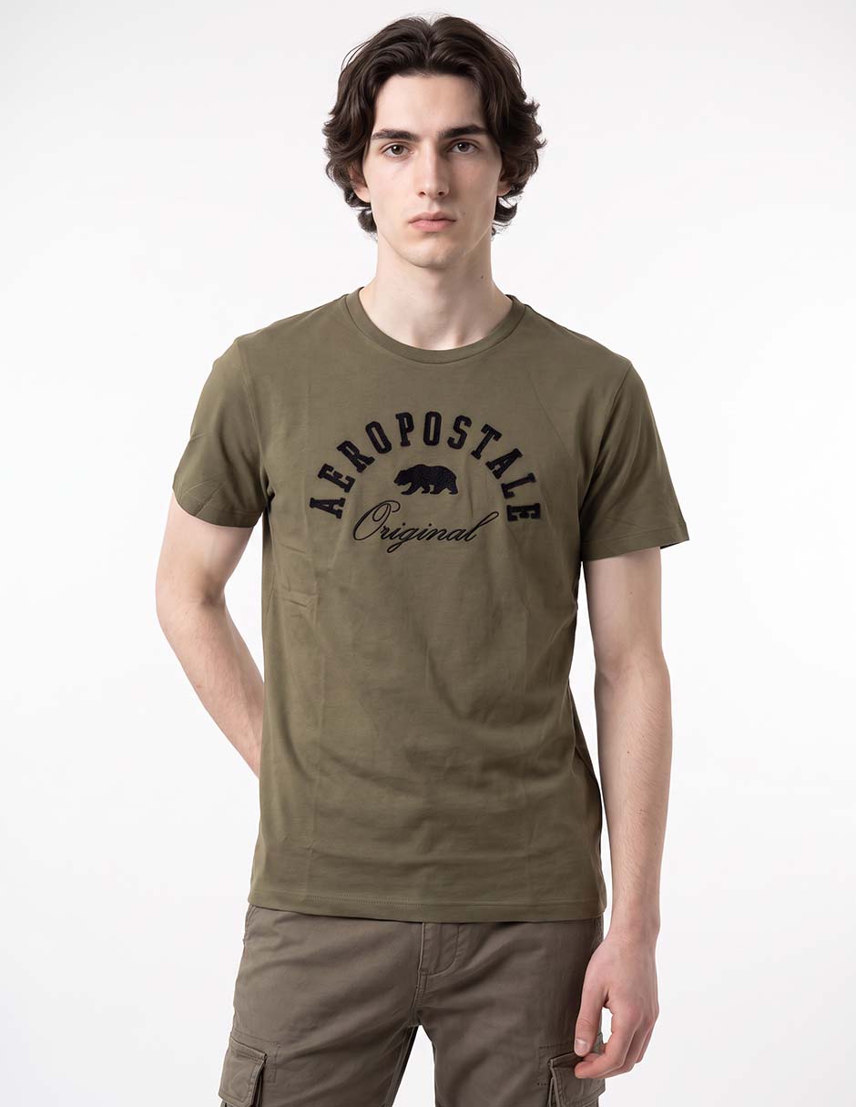 Playera cuello redondo para hombre