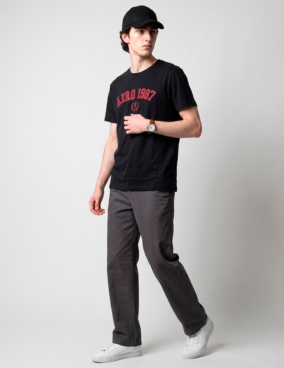 Playera cuello redondo para hombre