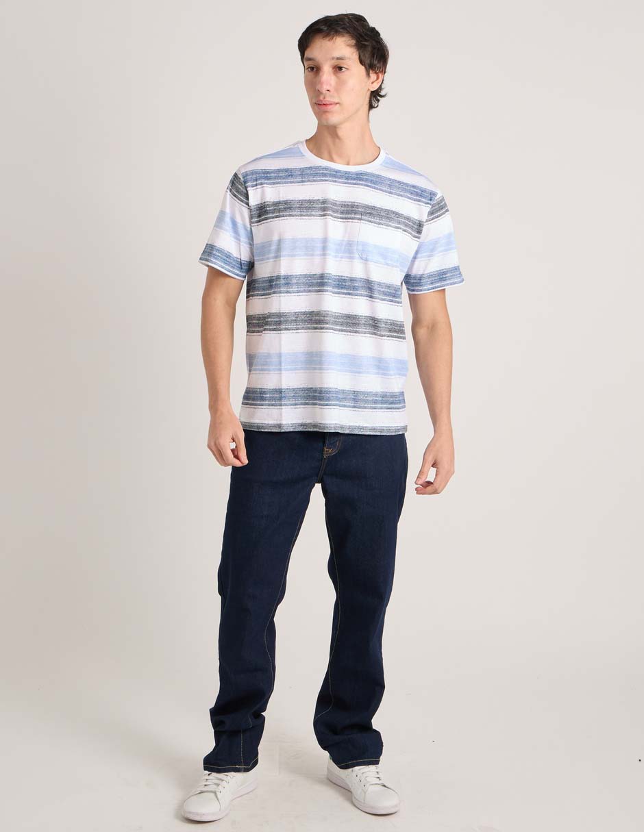Jeans straight Aero lavado rinse para hombre
