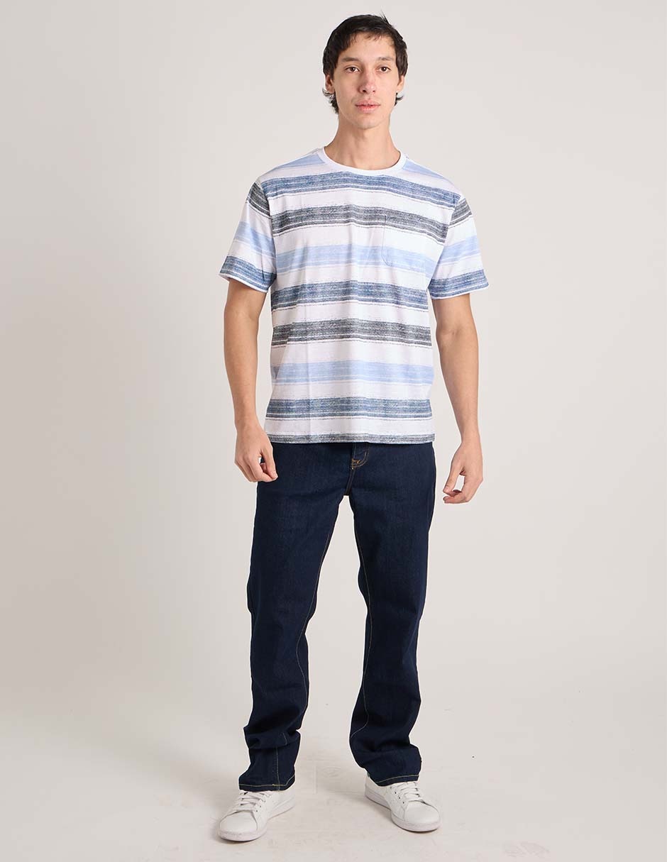 Jeans straight Aero lavado rinse para hombre