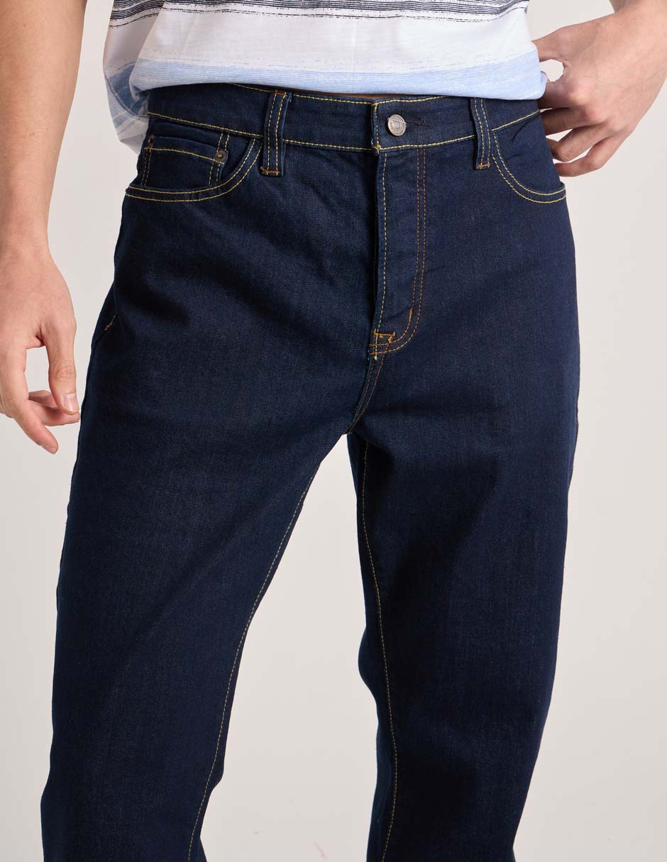 Jeans straight Aero lavado rinse para hombre