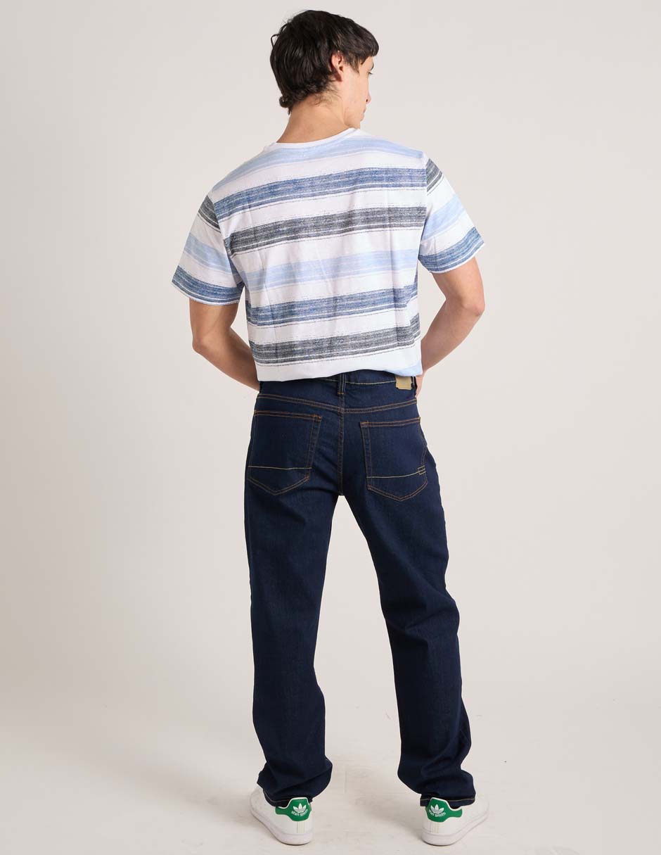 Jeans straight Aero lavado rinse para hombre