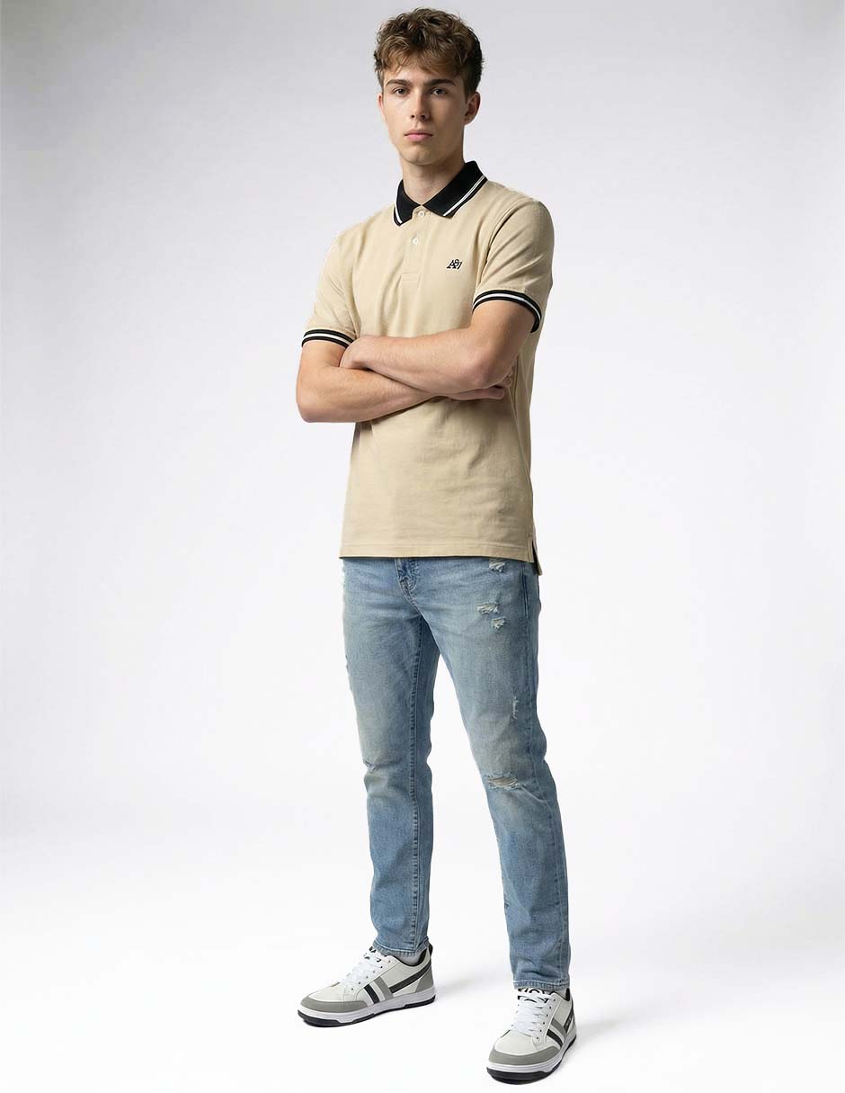 Playera tipo polo Aero para hombre