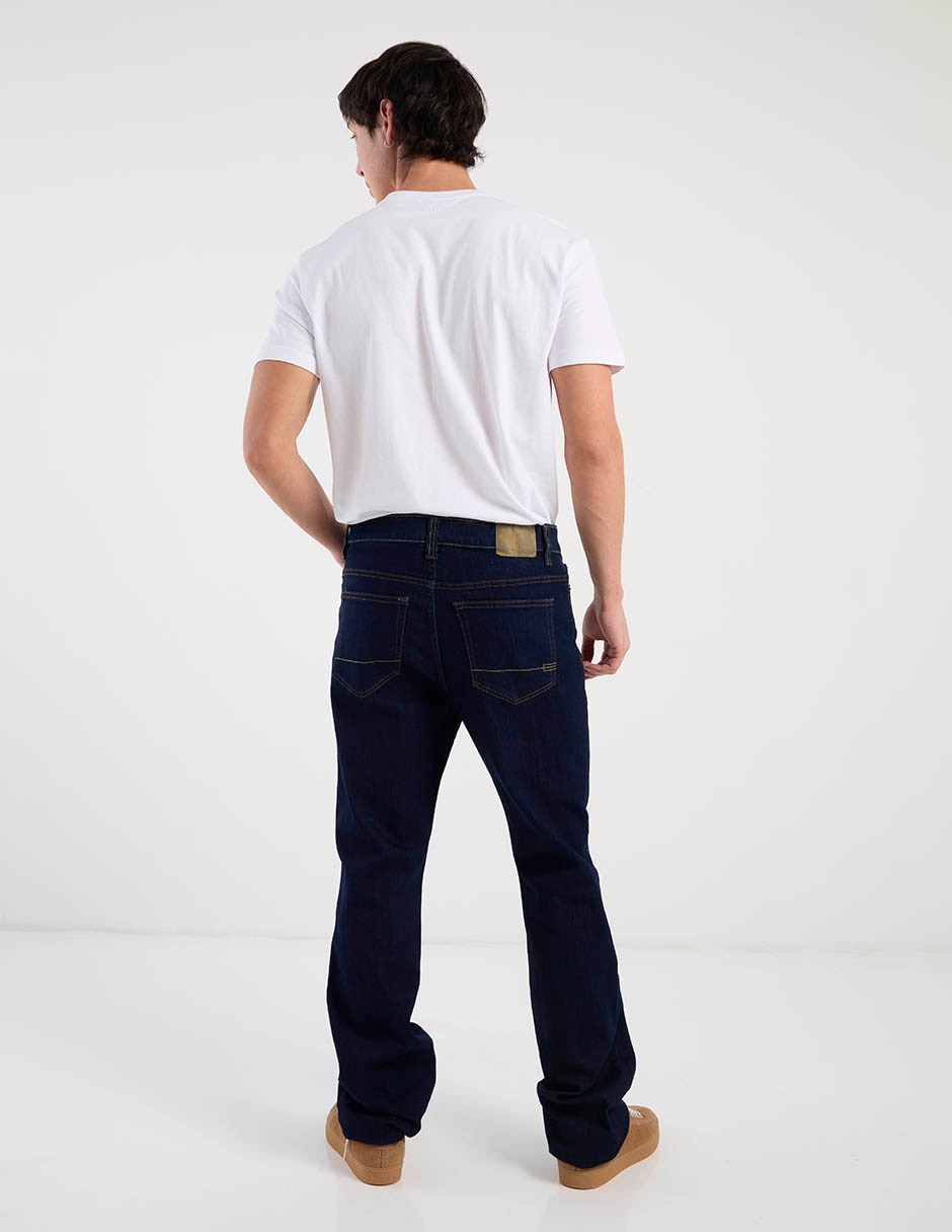 Jeans bota Aero lavado obscuro para hombre