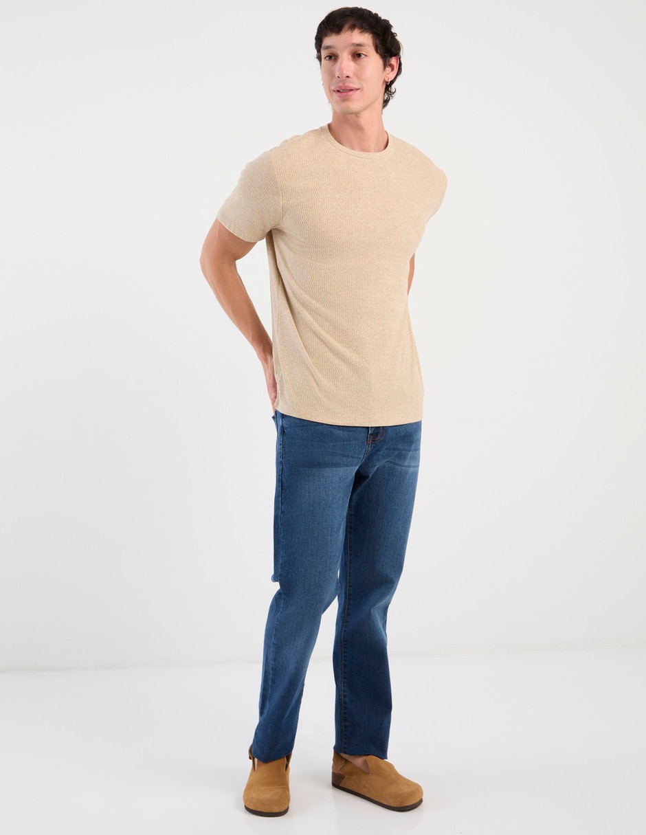 Jeans straight Aero lavado medio para hombre