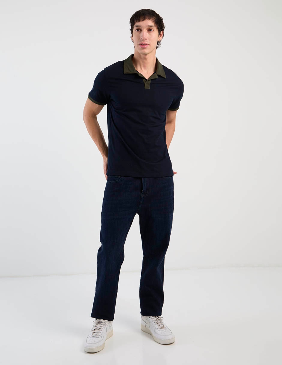Jeans slim Aero lavado obscuro para hombre