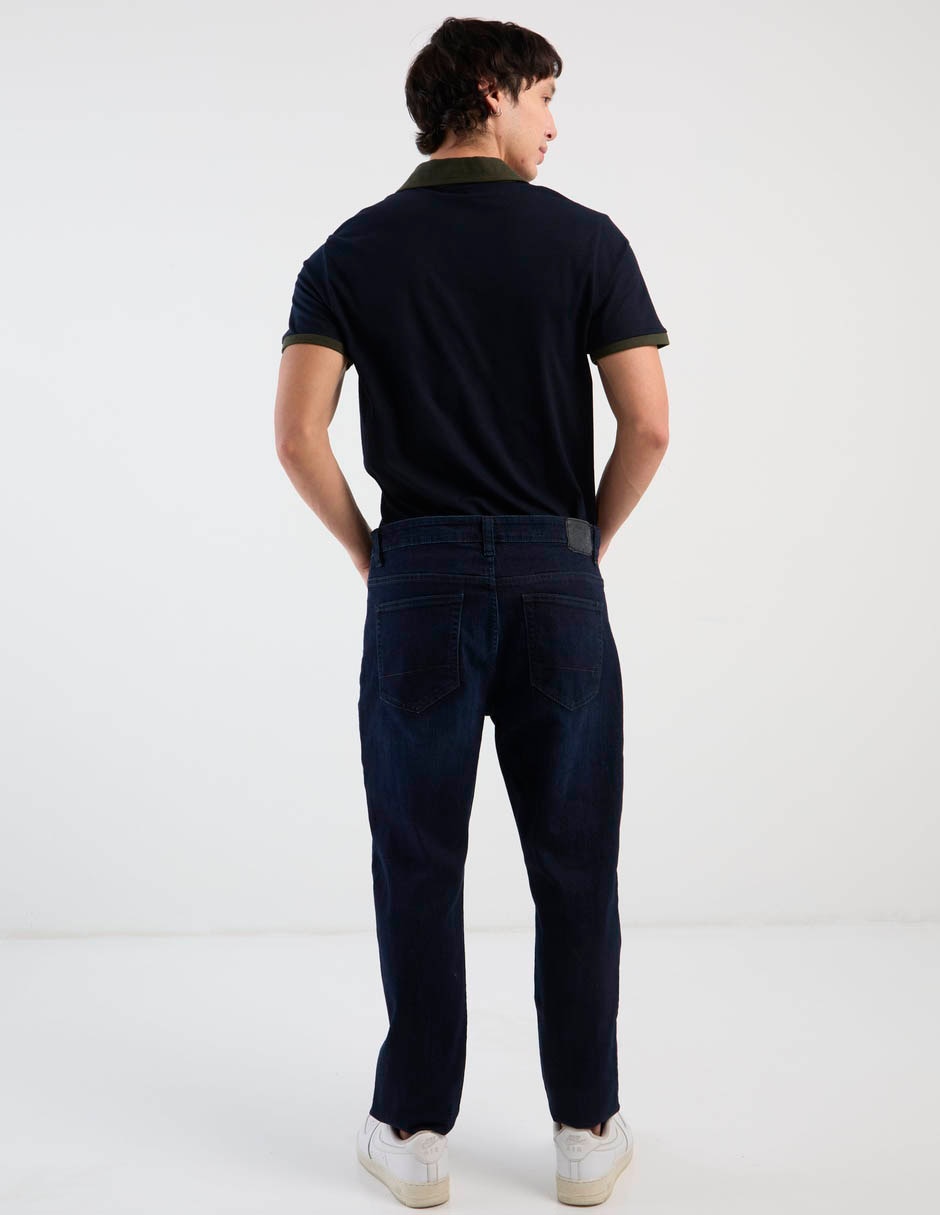 Jeans slim Aero lavado obscuro para hombre
