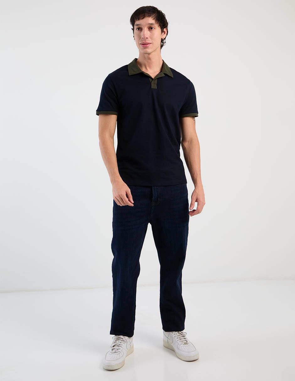 Jeans slim Aero lavado obscuro para hombre