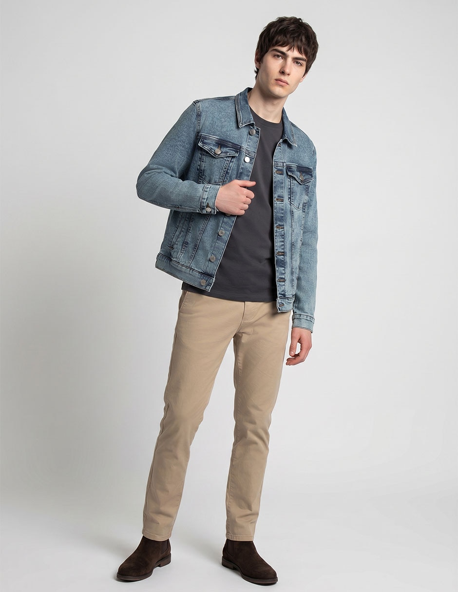 Chamarra de mezclilla para hombre Chamarra de mezclilla para hombre