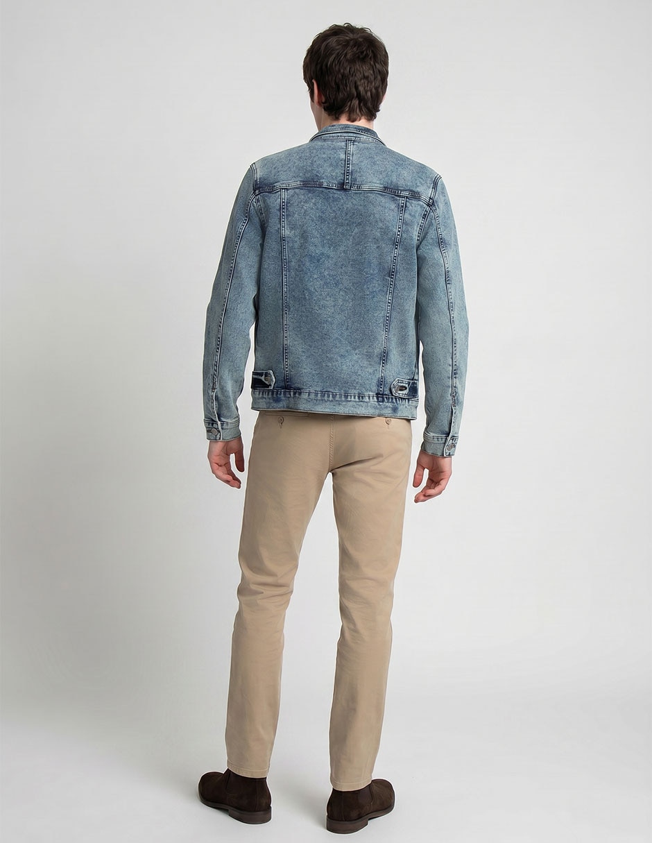 Chamarra aéropostale de mezclilla para hombre