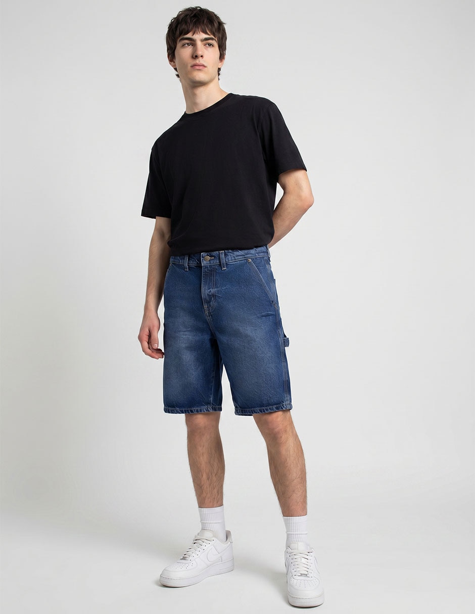 Bermuda de mezclilla para hombre