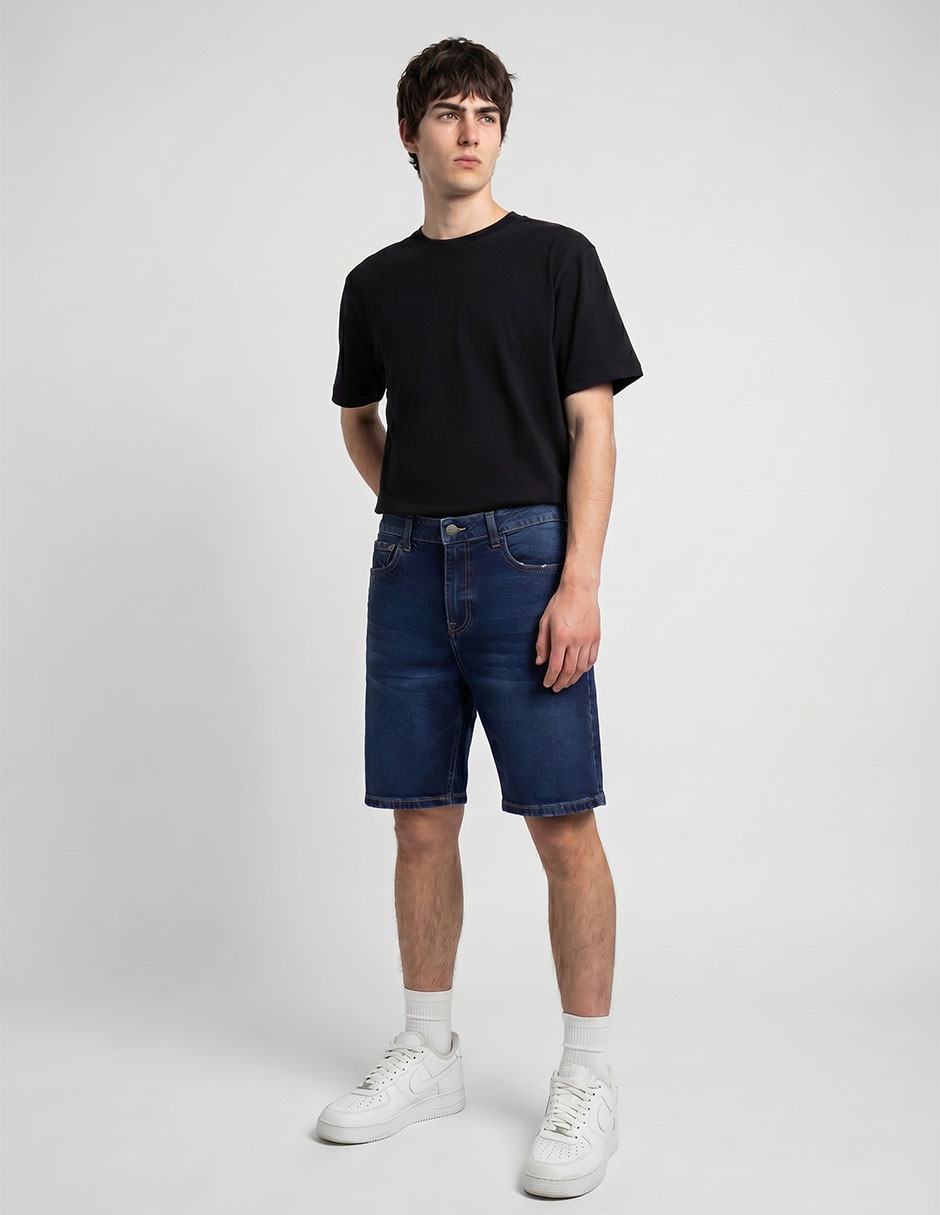 Bermuda Aeropostale de mezclilla para hombre