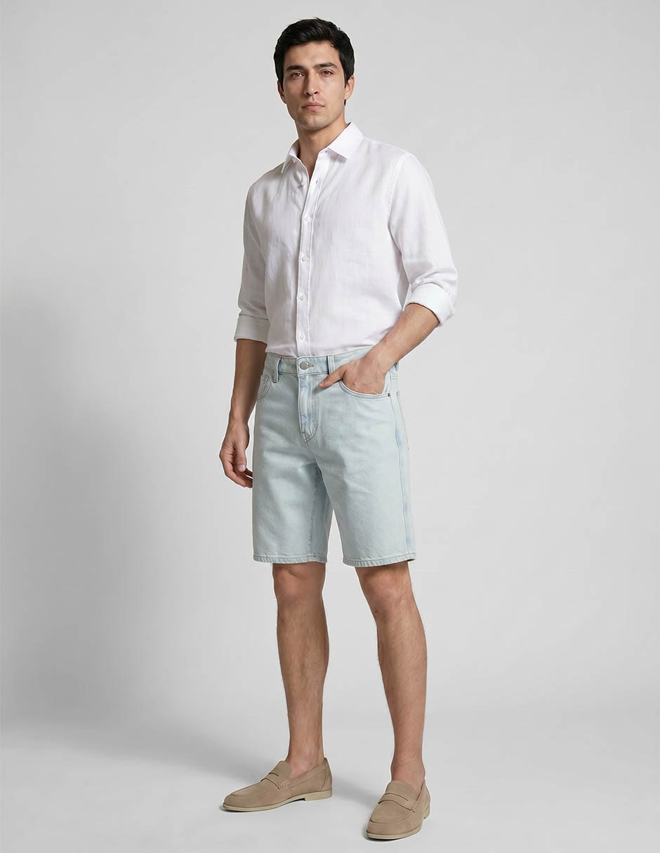 Bermuda Aéropostale De Mezclilla Para Hombre