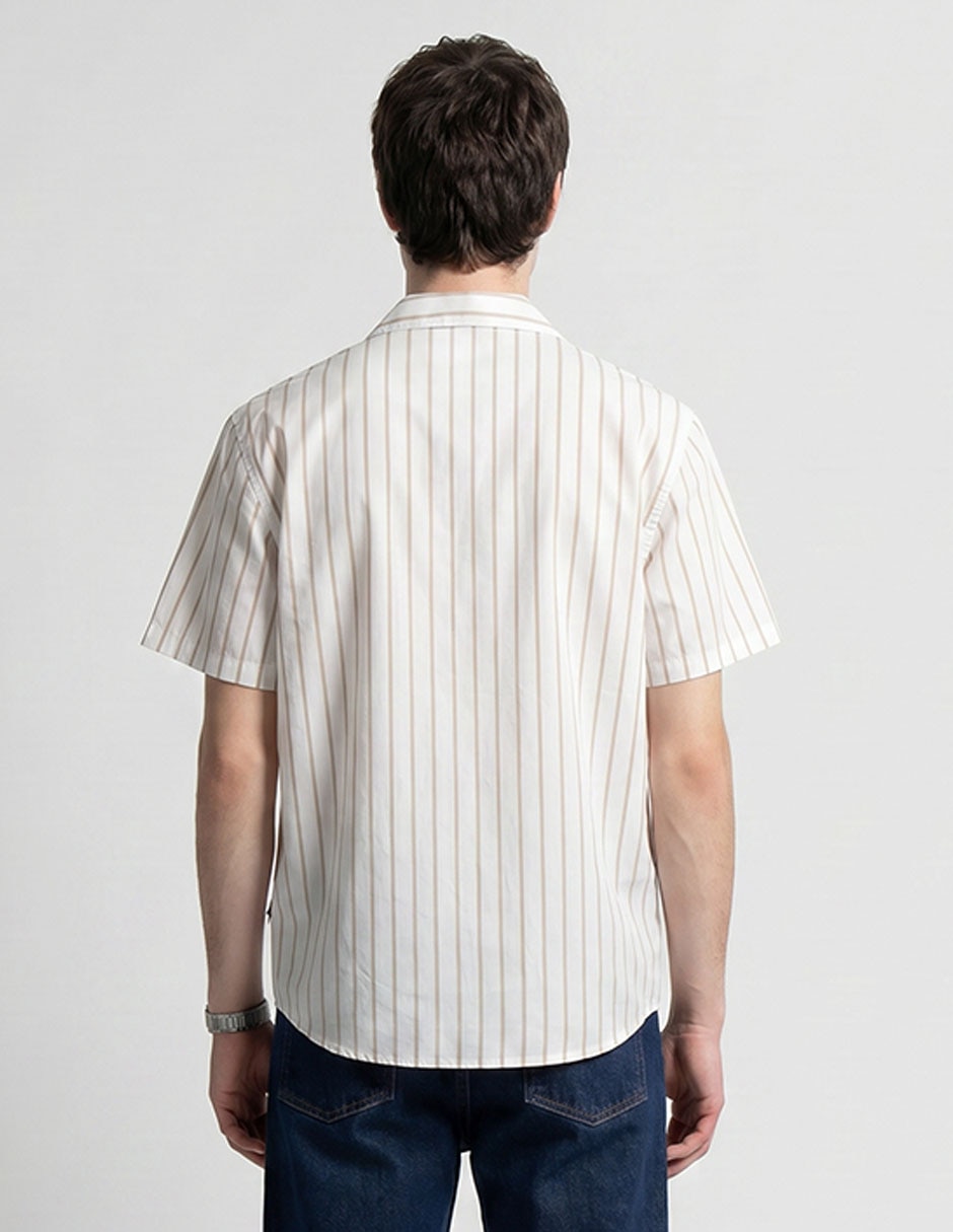 Camisa casual Aéropostale de algodón manga corta para hombre