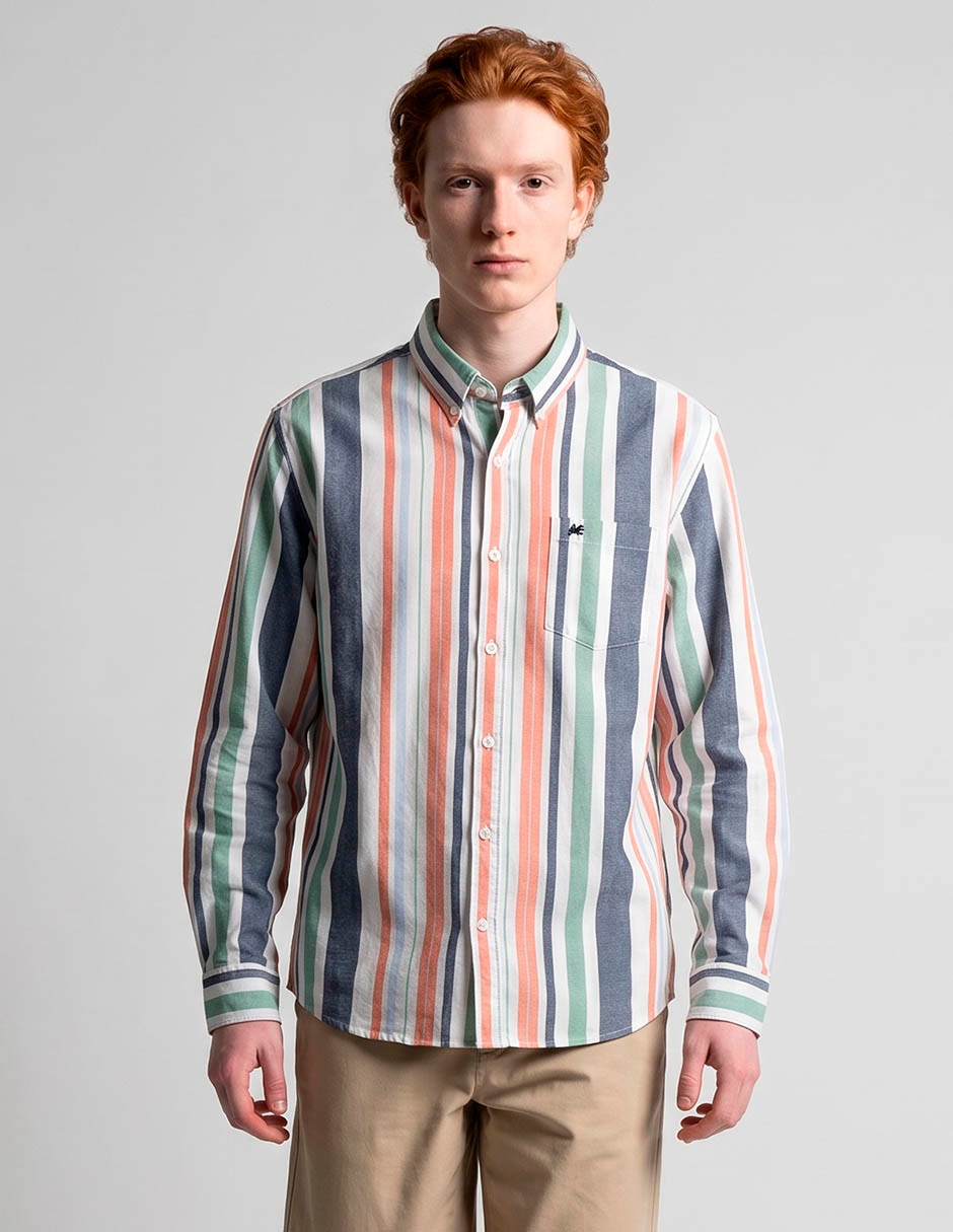 Camisa casual aéropostale manga larga para hombre
