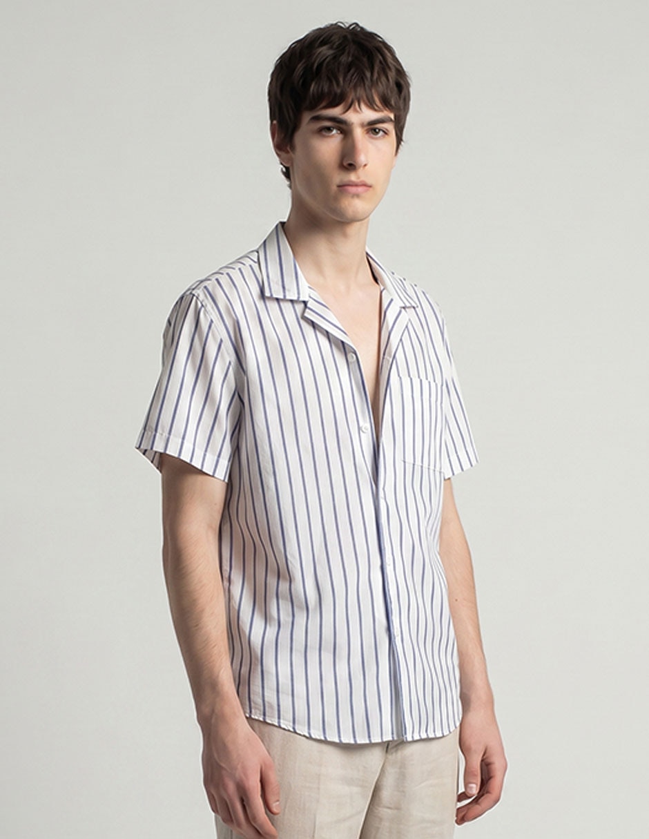 Camisa casual Aéropostale de algodón manga corta para hombre
