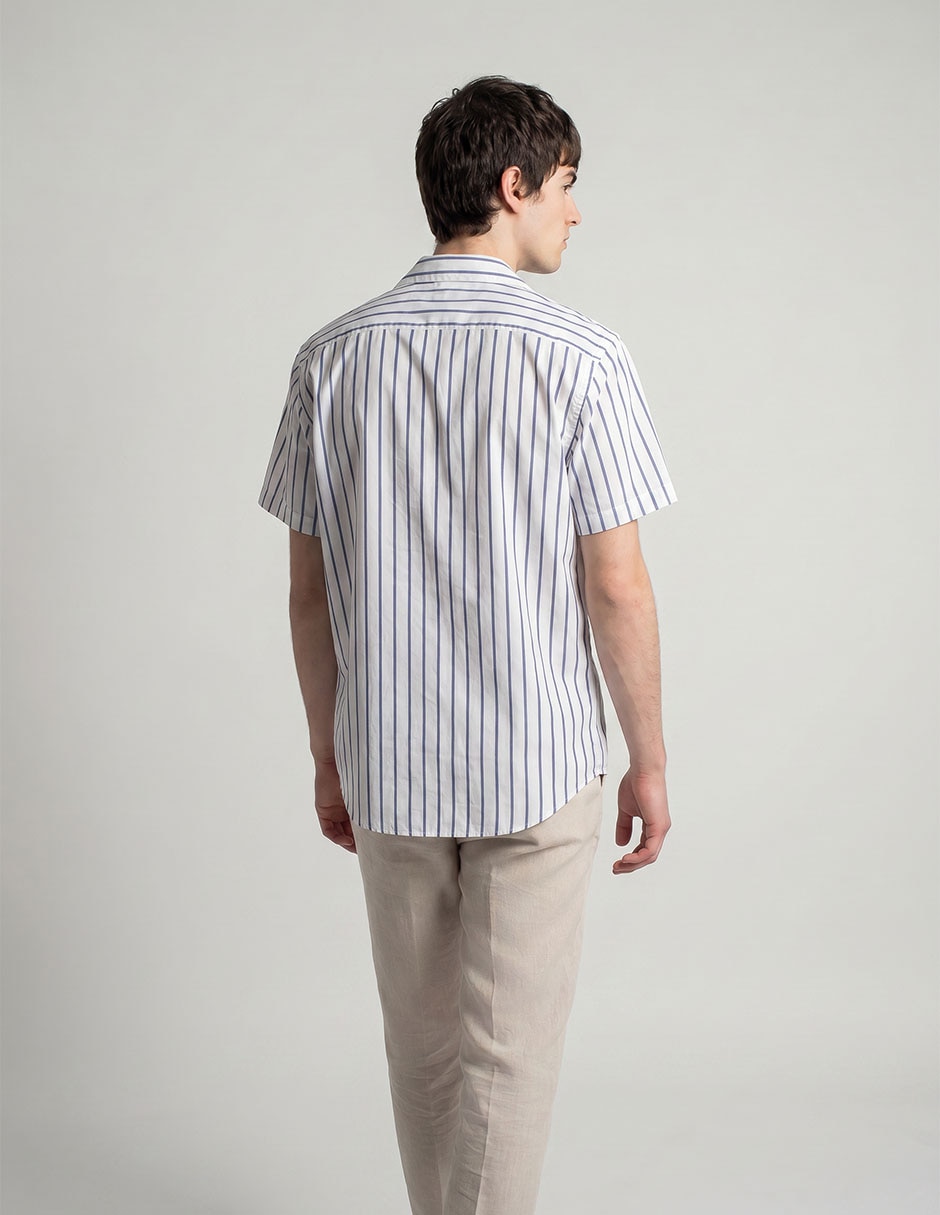 Camisa casual Aéropostale de algodón manga corta para hombre