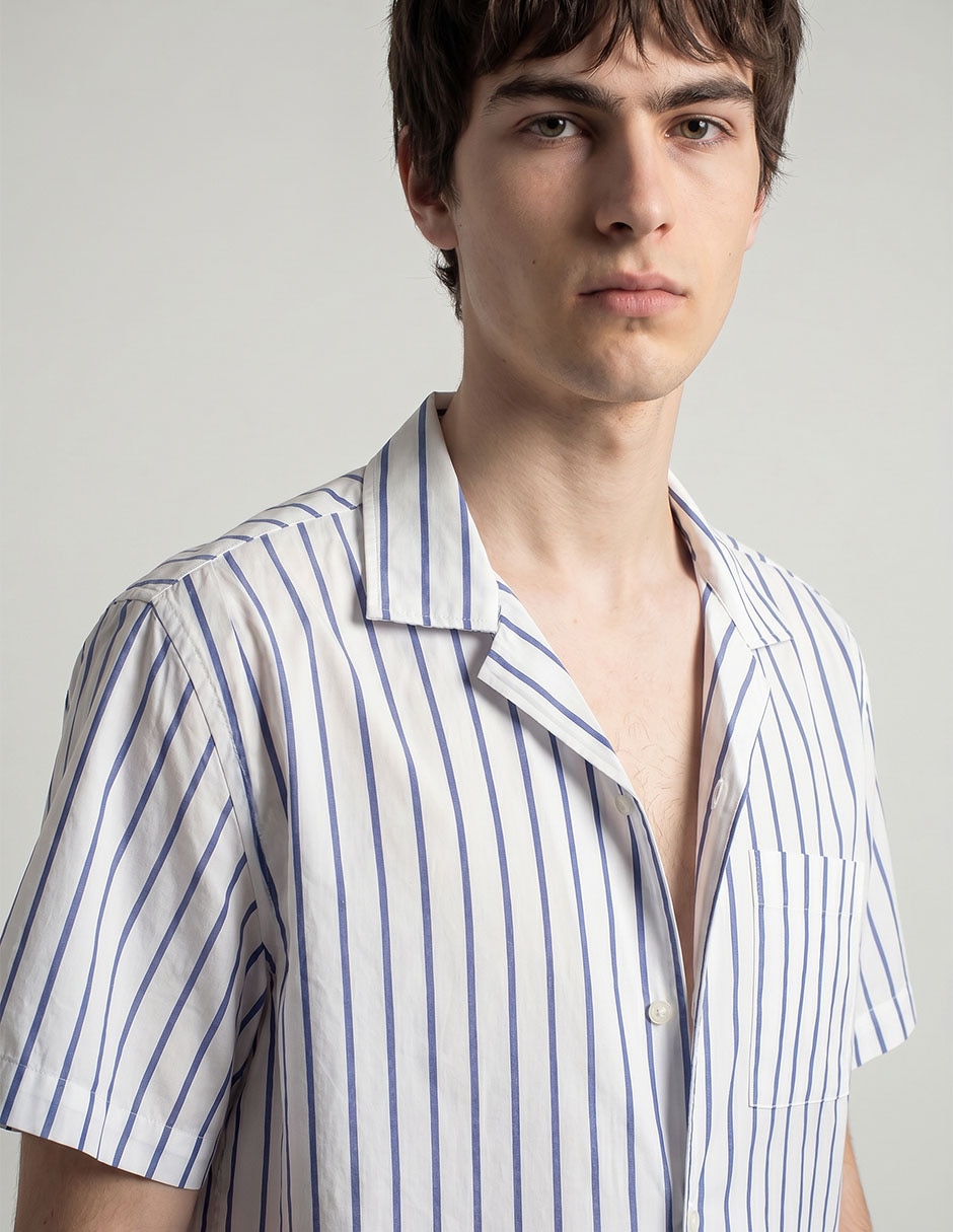Camisa casual Aéropostale de algodón manga corta para hombre