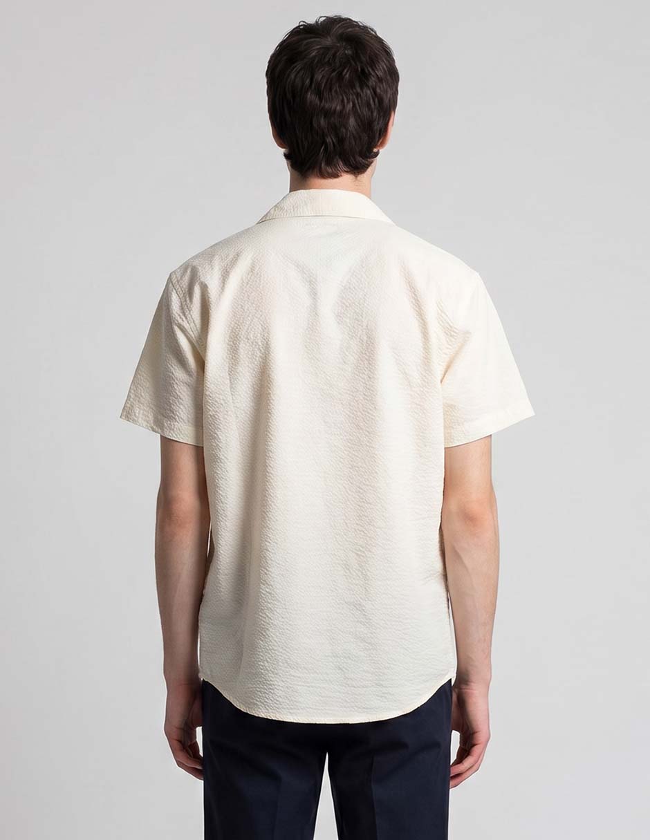 Camisa casual Aero de algodón manga corta para hombre